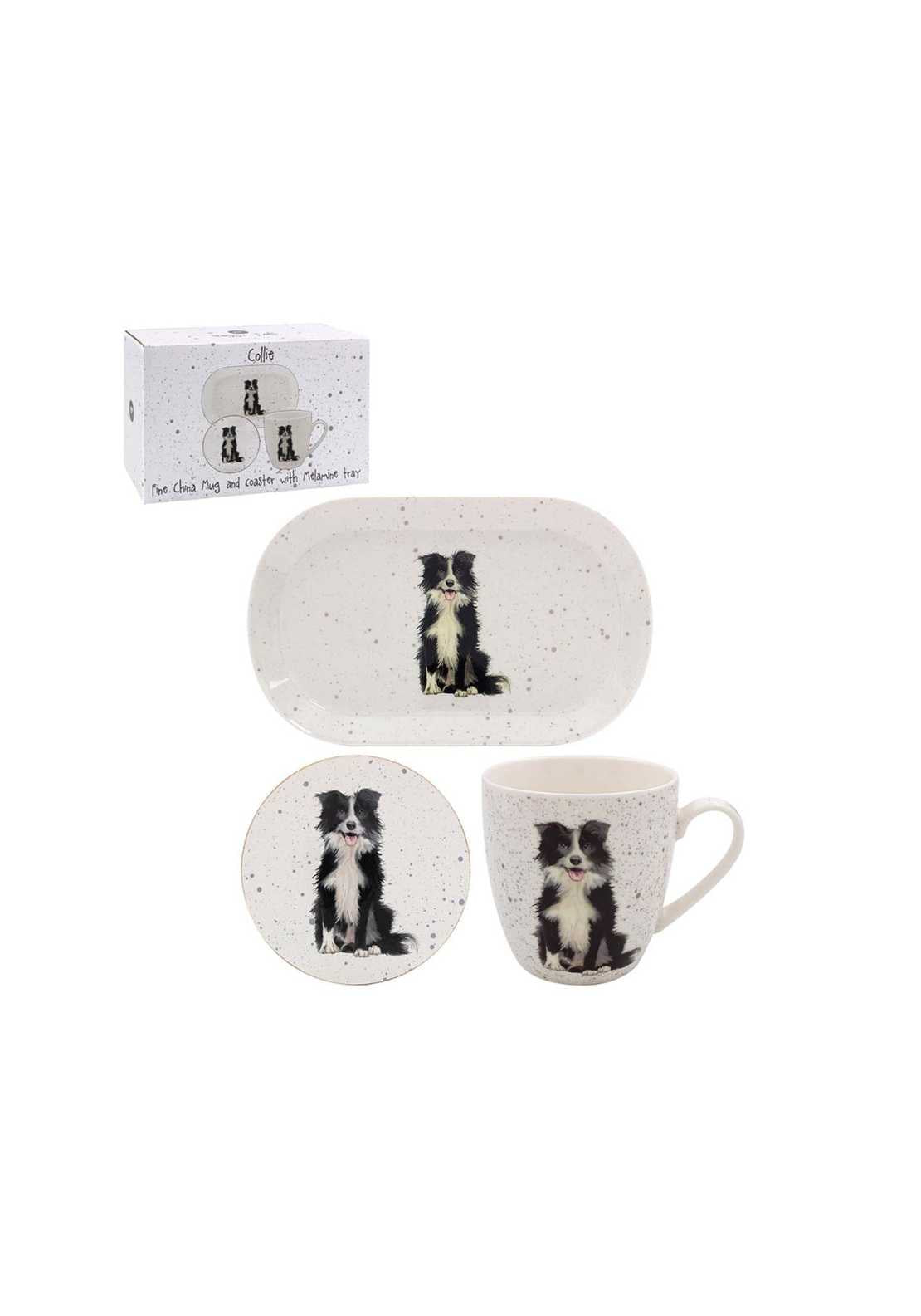 Mug Coaster And Tray – Collie