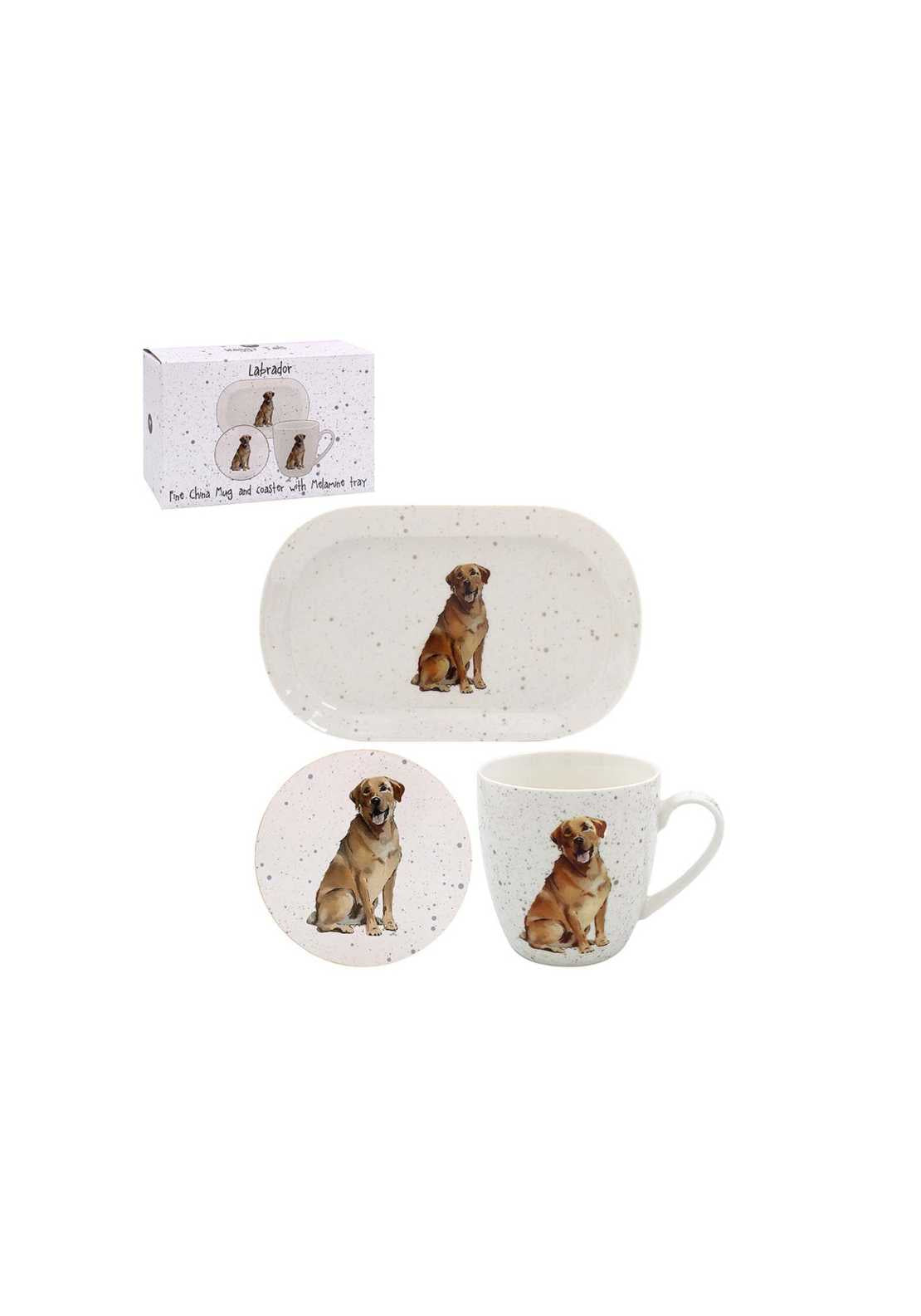 Mug Coaster And Tray – Golden Labrador