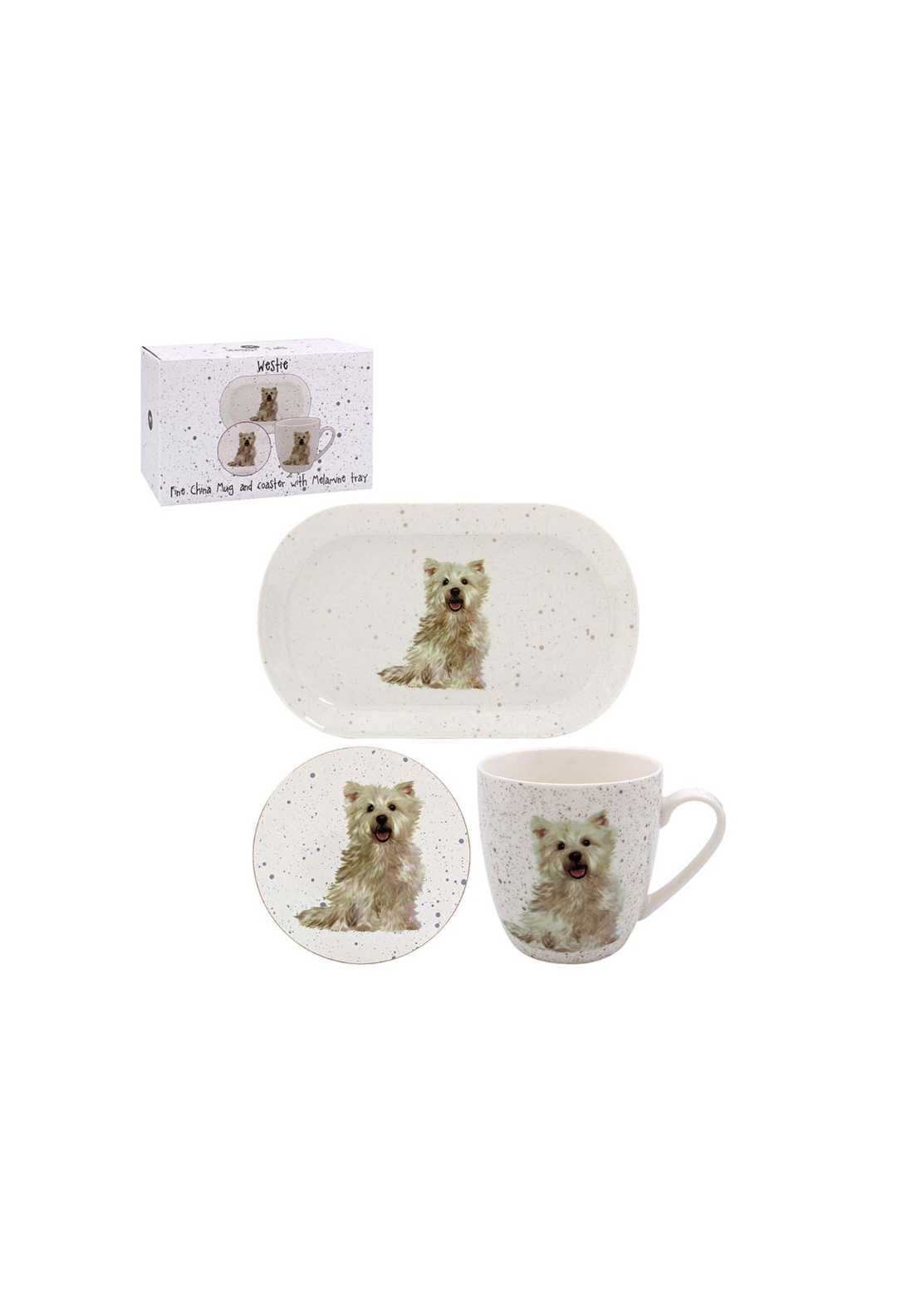 Mug Coaster And Tray – Westie