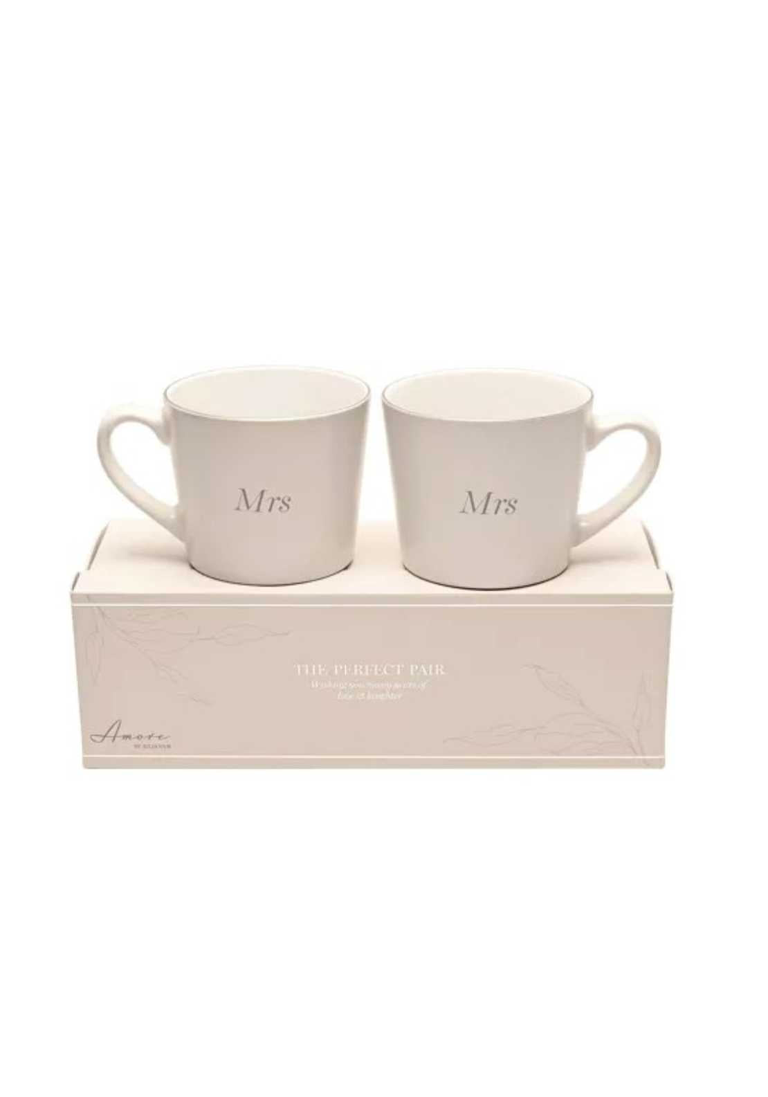 Wedding Mugs White – Set Of Two