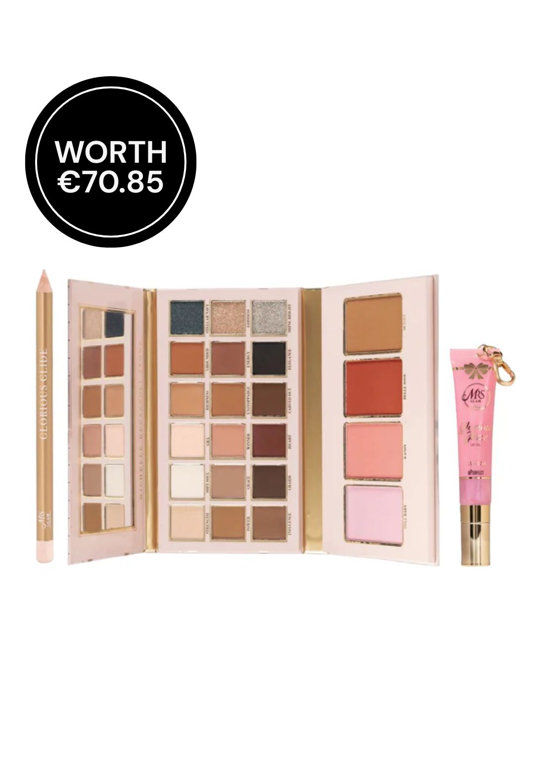 Mrs Glam Captivate Palette Bundle – Multi