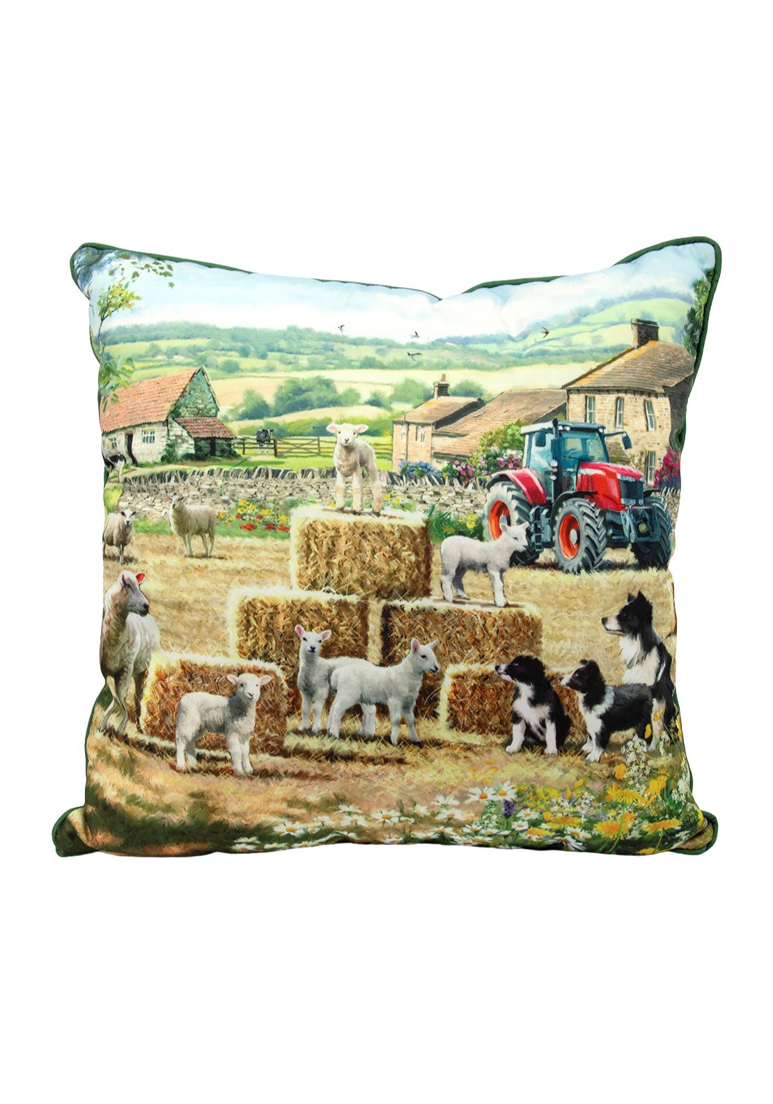 Collie & Sheep Cushion