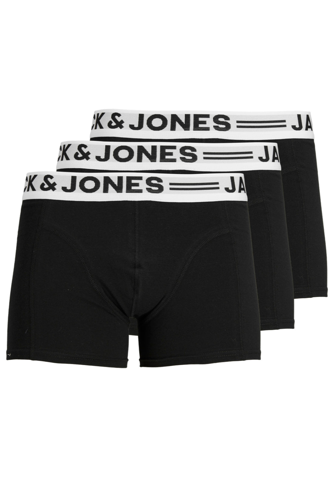 Steven Solid Trunks 3 Pack – Black