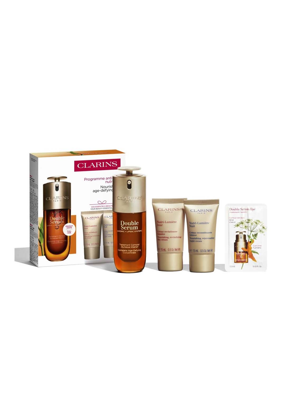 Clarins Double Serum & Nutri-Lumiere Value Pack
