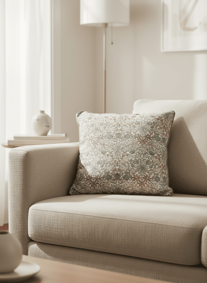 Floral Hyacinth Cushion