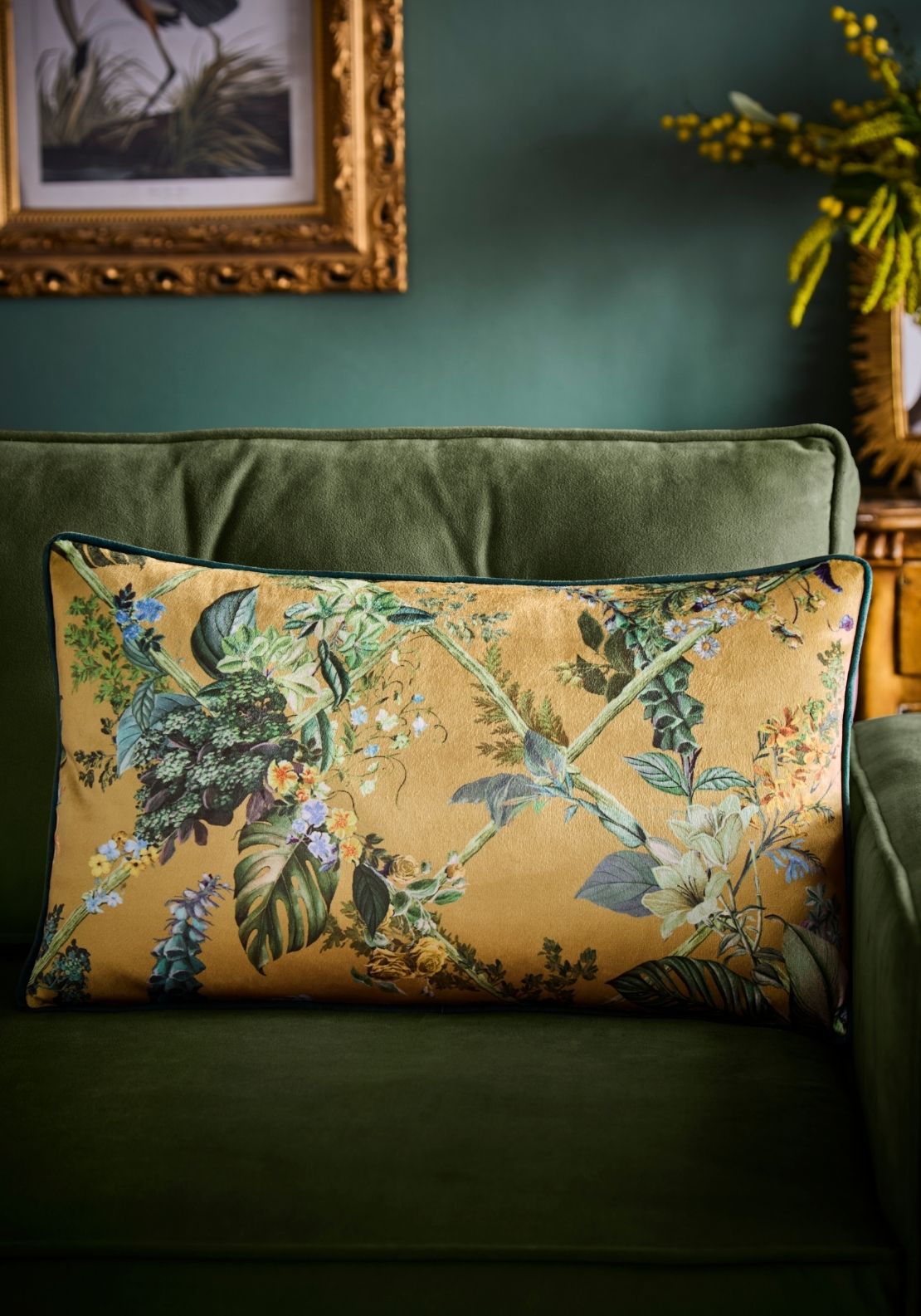 Cotswold Fantasia Filled Cushion – Gold