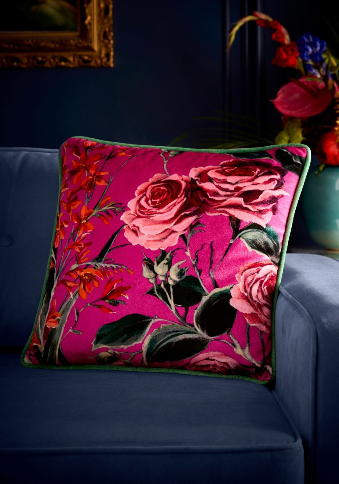 Cotswold Fantasia Filled Cushion – Pink