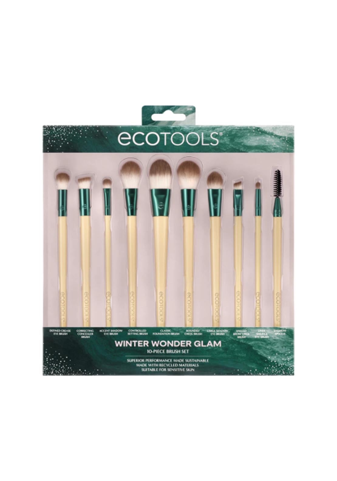Winter Wonder Glam Brushes Set of 10 – Multi