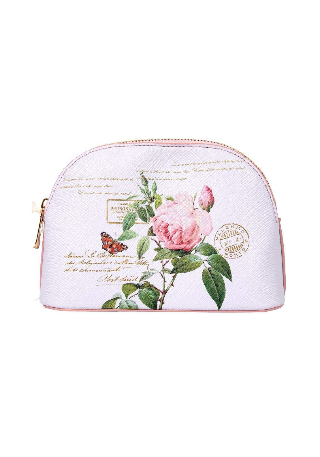 Redoute Rose Cosmetic Bag