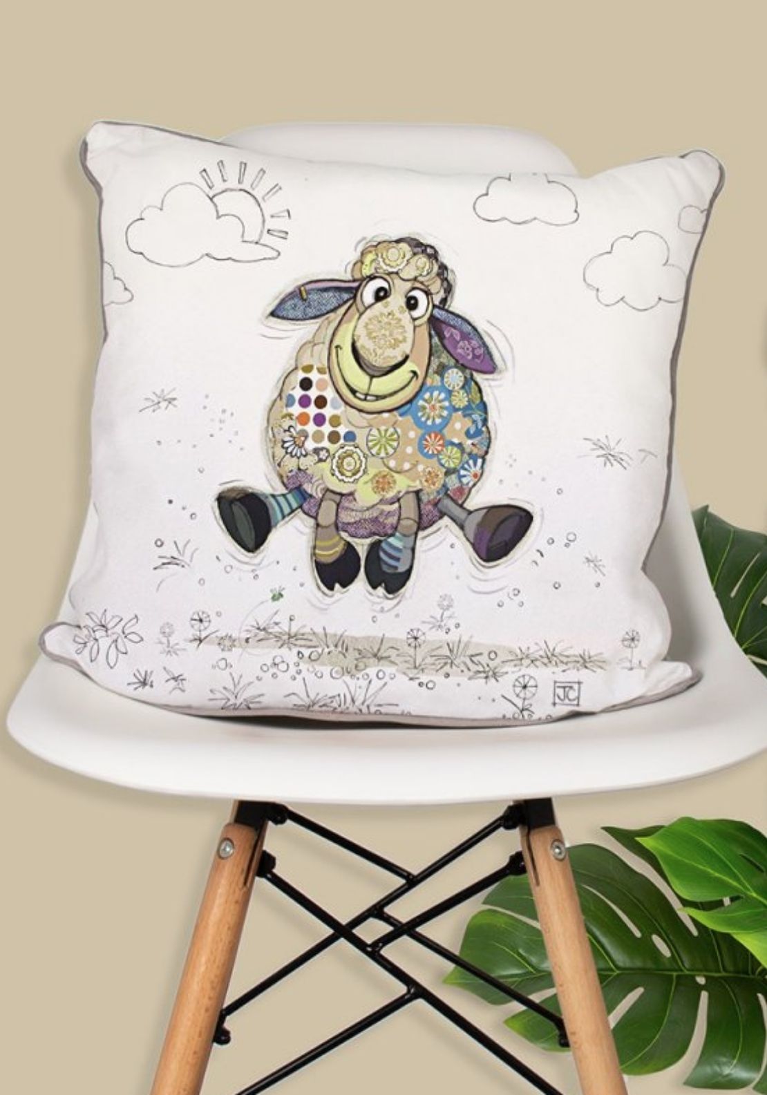 Sasha Sheep Cushion