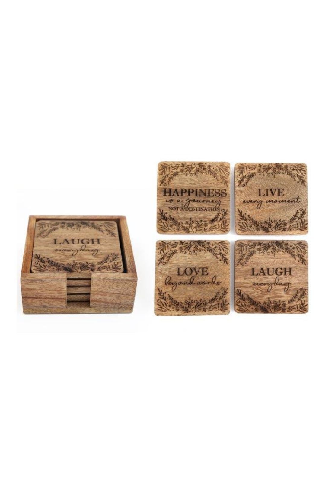 Laser Cut Coasters Set of 4