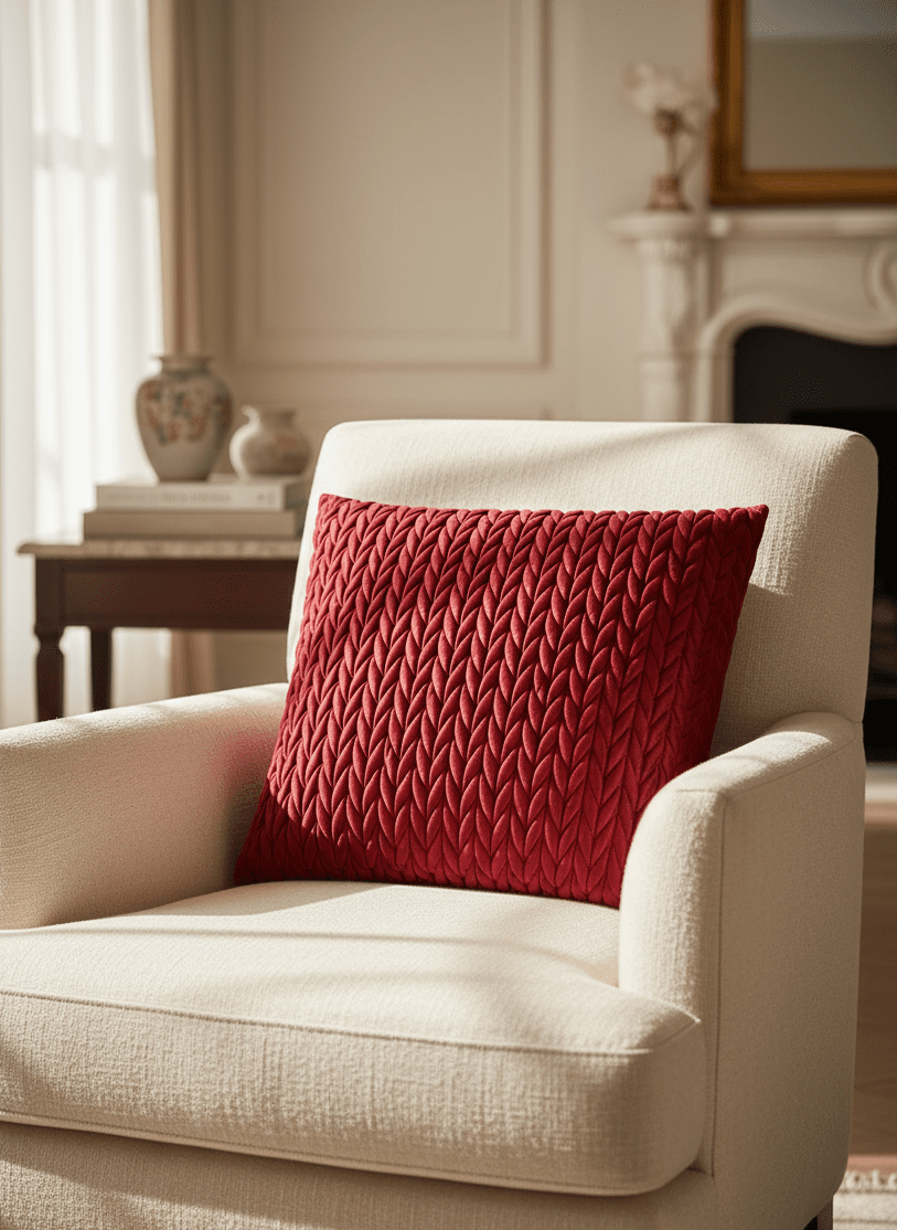 Amour Cushion – Red