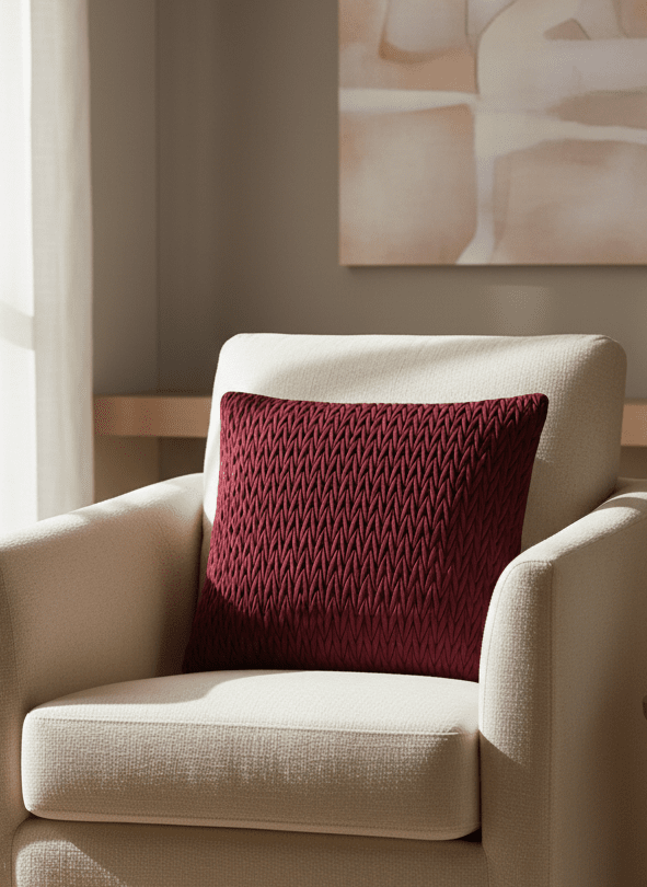 Amour Cushion – Wine