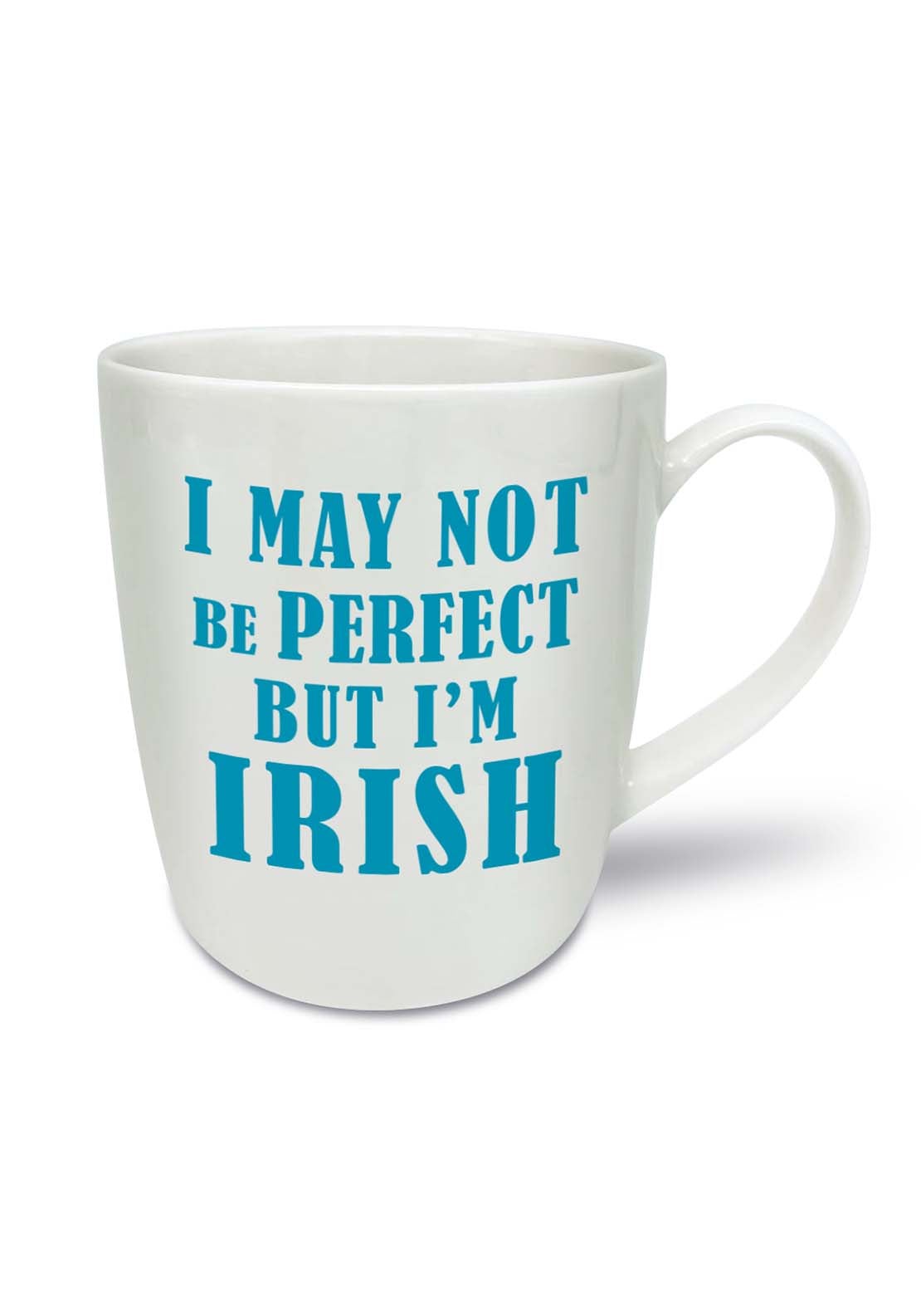 Large ‘I may not be perfect but I’m Irish’ Mug – White