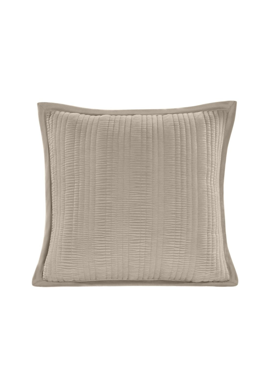 100% Cotton Ashbury Cushion – Beige