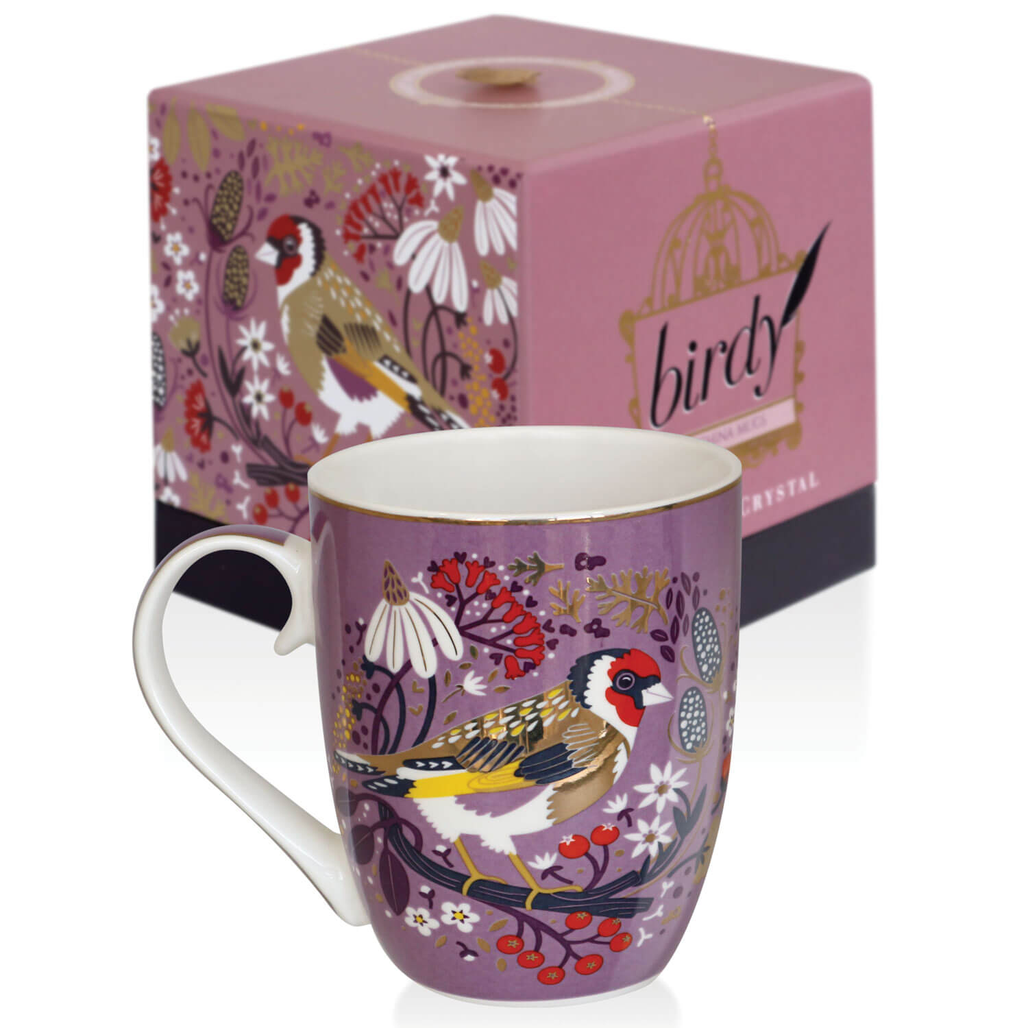 Birdy Goldfinch Mug & Gift Box