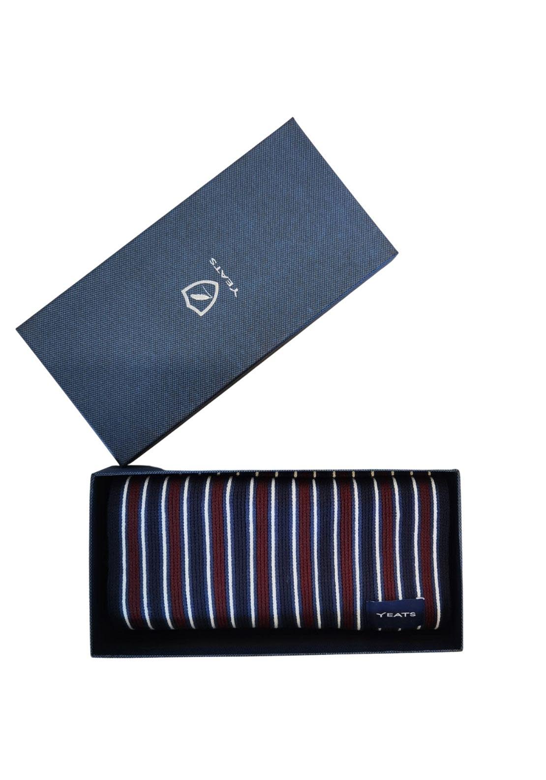 Boxed Scarves – Navy / Red