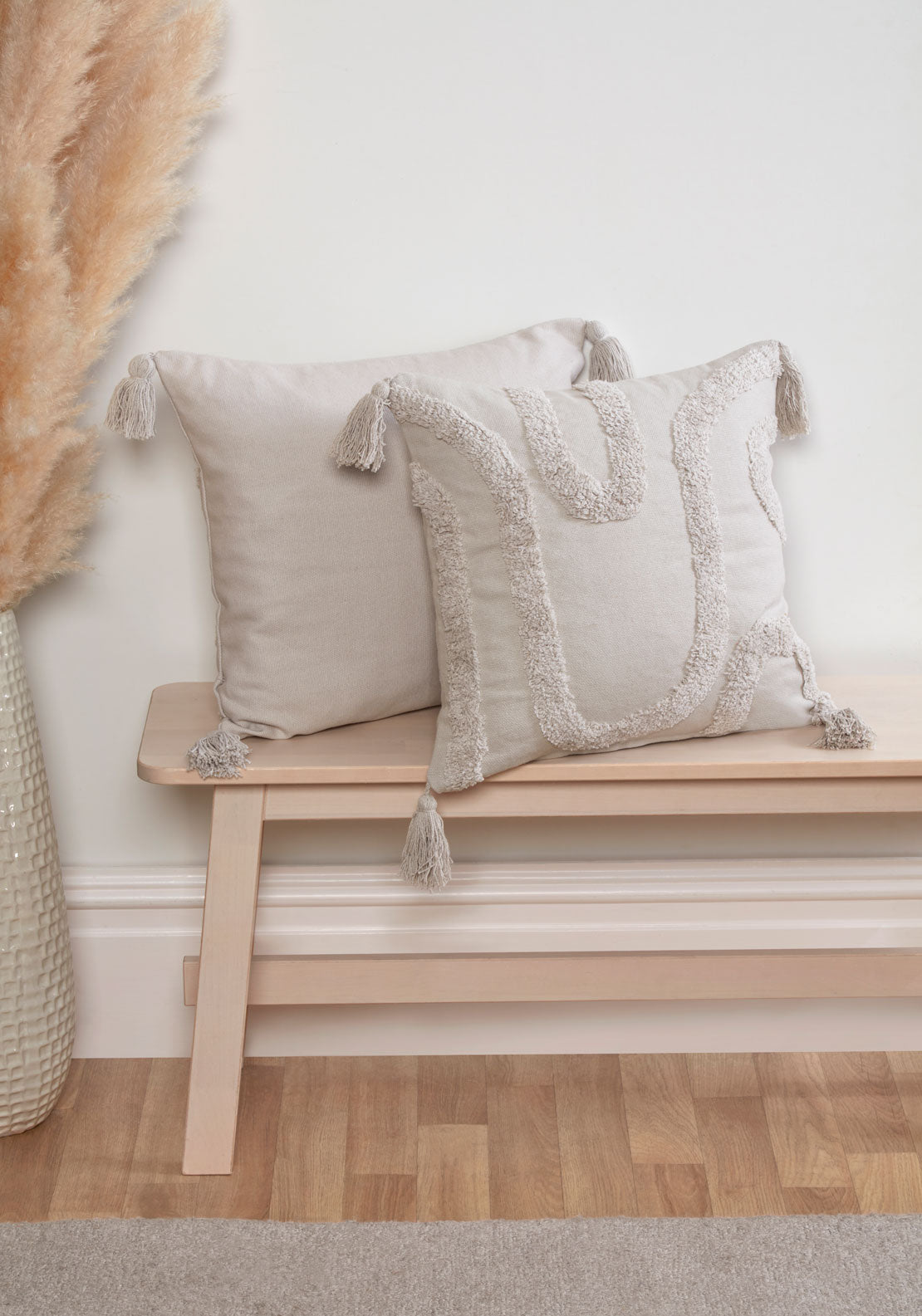 Cabana Cushion Cover 30×50 – Silver