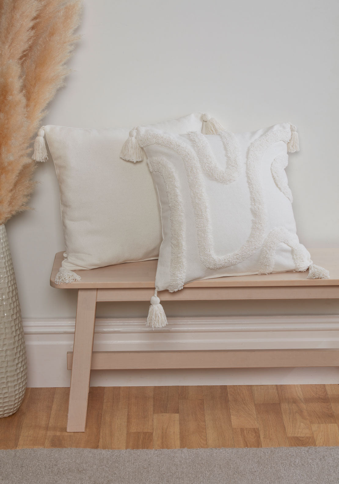 Cabana Cushion Cover 45×45 – Cream