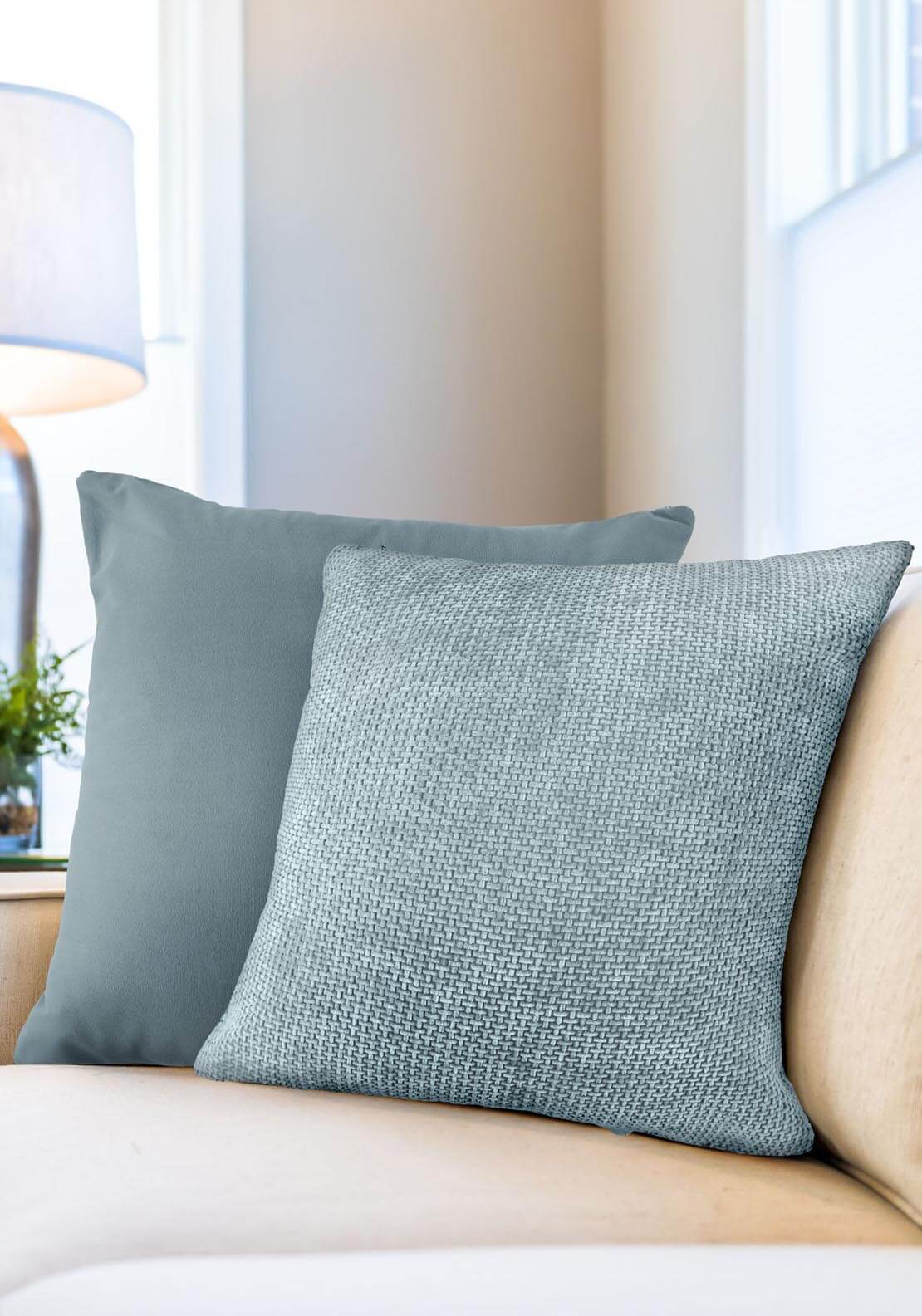 Portland Cushion 17″ x 17″ – Silver